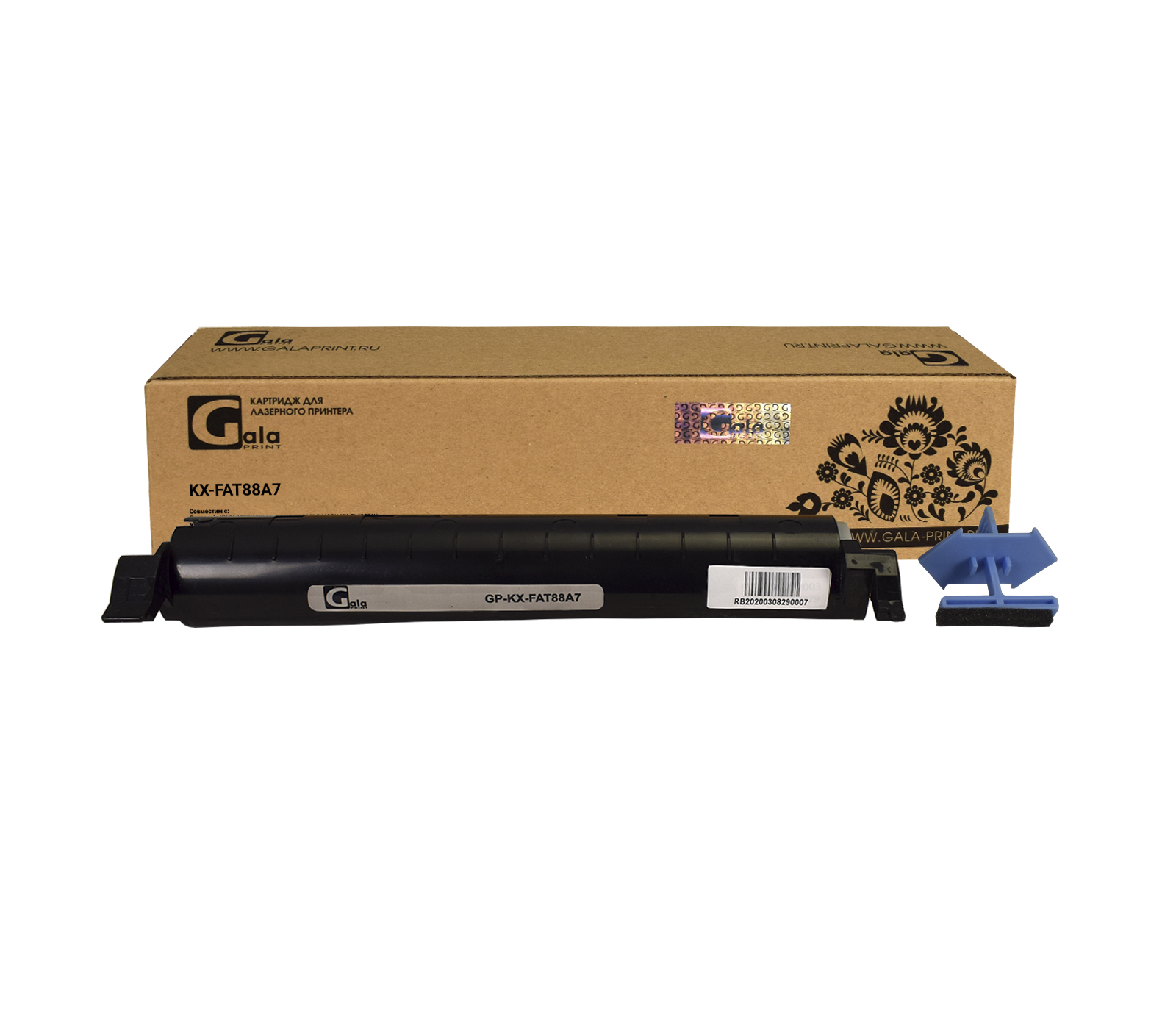 Тонер-туба GP-KX-FAT88A/90E для принтеров Panasonic KX-FL313CN/318CNKX-FL401/402/403/403RU/FLC411/412/413/413RU/423 2000 копий GalaPrint