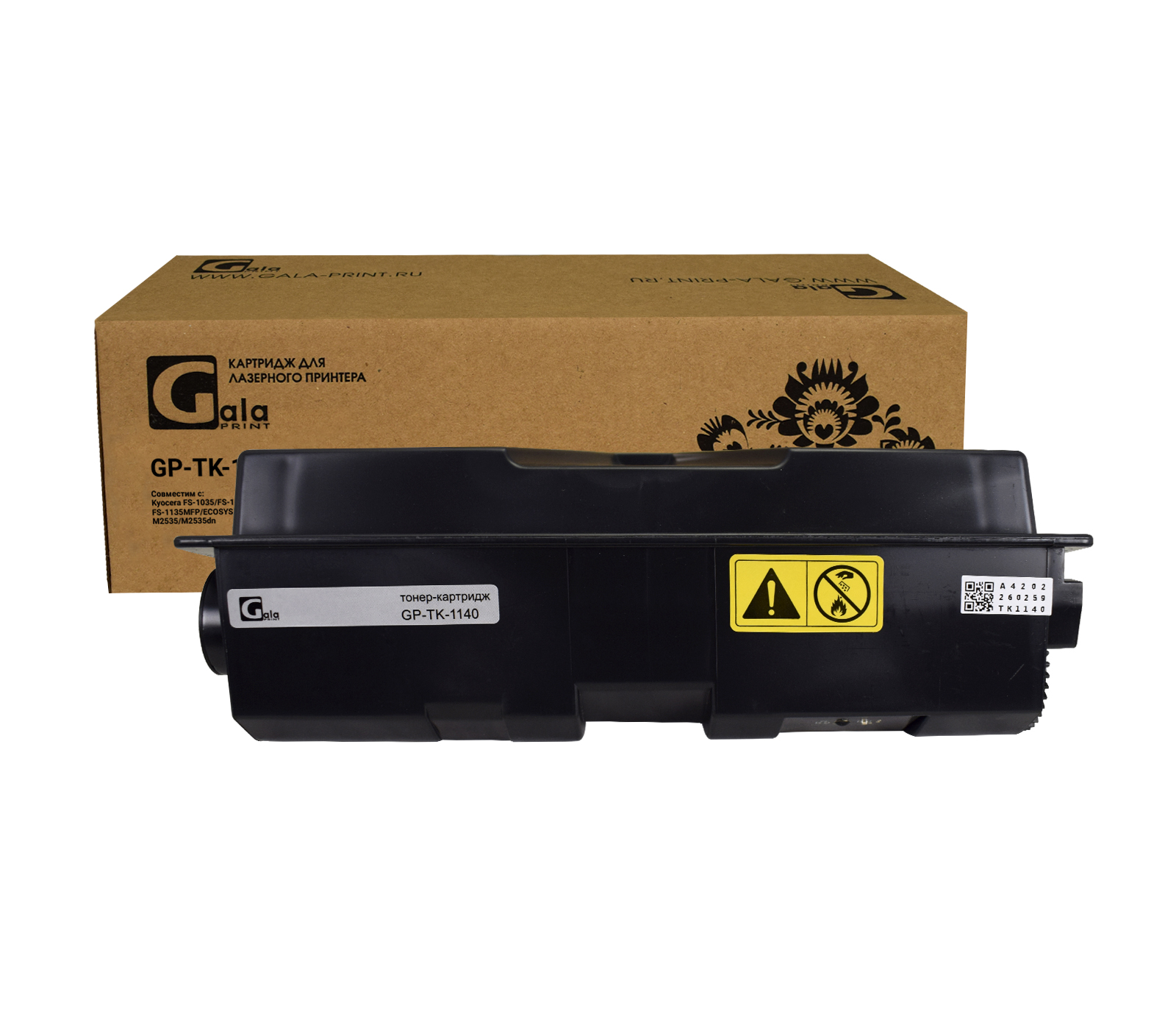 Тонер-кит GP-TK-1140 для принтеров Kyocera FS-1035MFP/FS-1035MFP/DP/FS-1035MFP/L/KYM FS-1135MFP/ ECOSYS M2035dn/ M2535dn 7200 копий GalaPrint