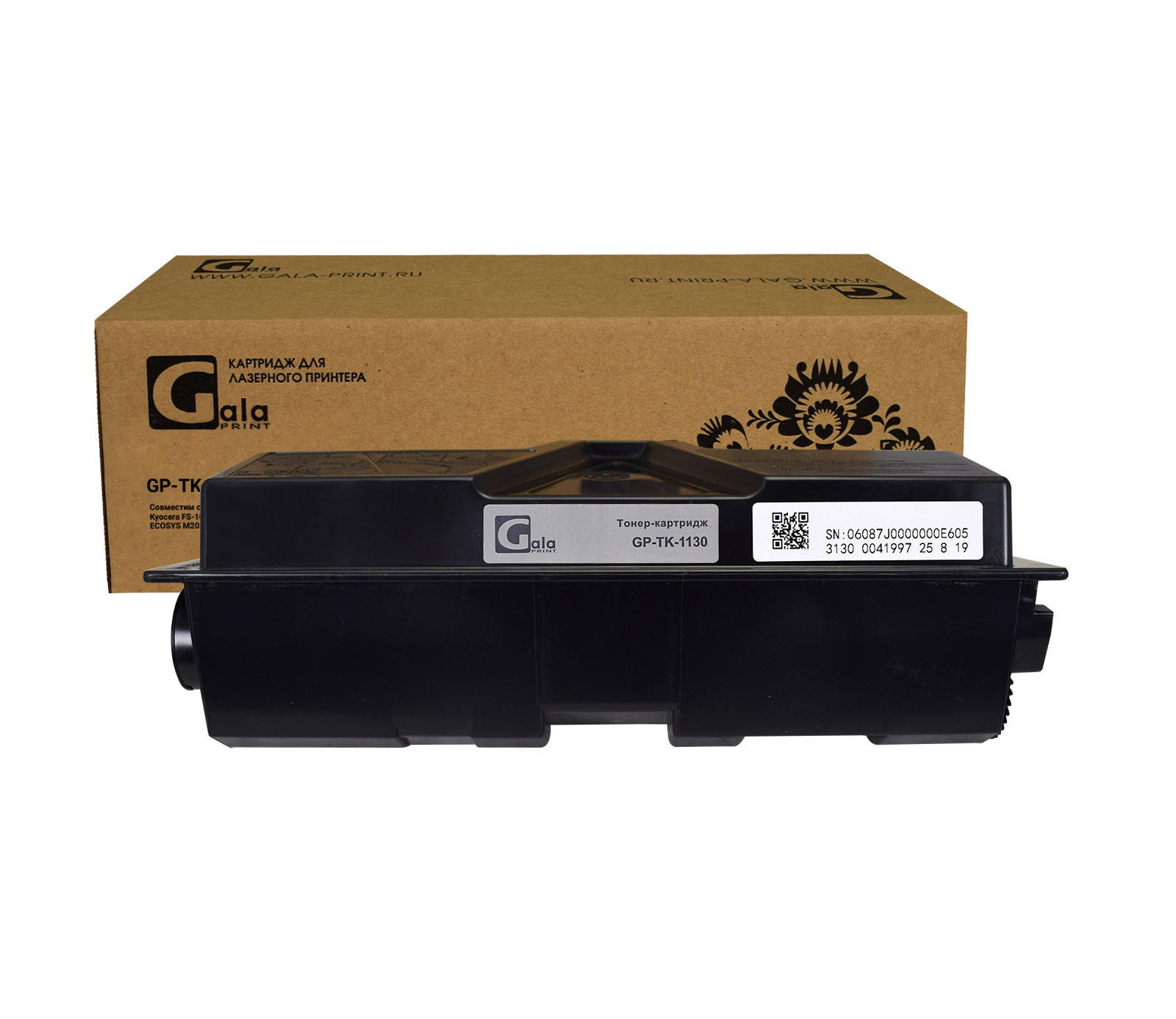 Тонер-кит GP-TK-1130 для принтеров Kyocera FS-1030MFP/1030DP/ ECOSYS M2030dn/M2530dn 3000 копий GalaPrint