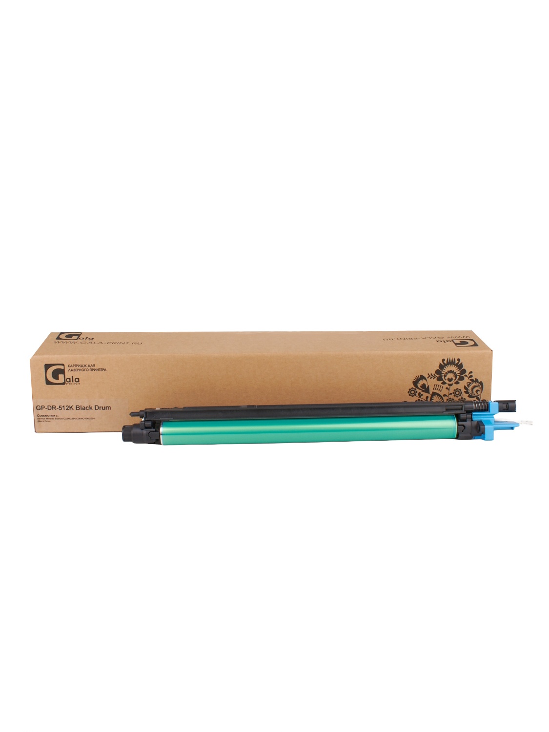 Драм-картридж GP-DR-512K для принтеров Konica Minolta Bizhub C224/C284/C364/C454/C554 Black Drum 135000 копий GalaPrint