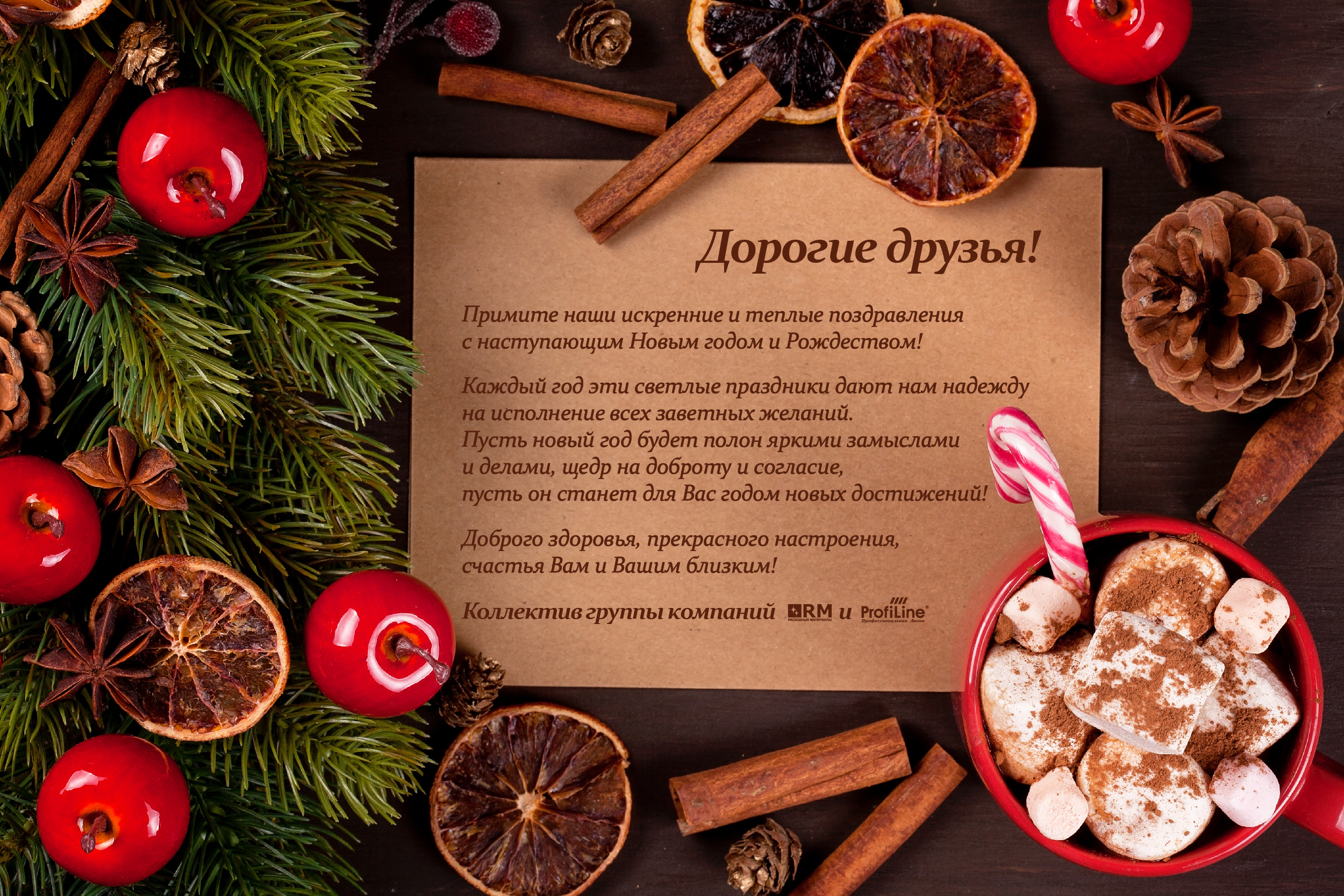 Группа компаний РМ и Профилайн поздравляет Вас с праздниками!