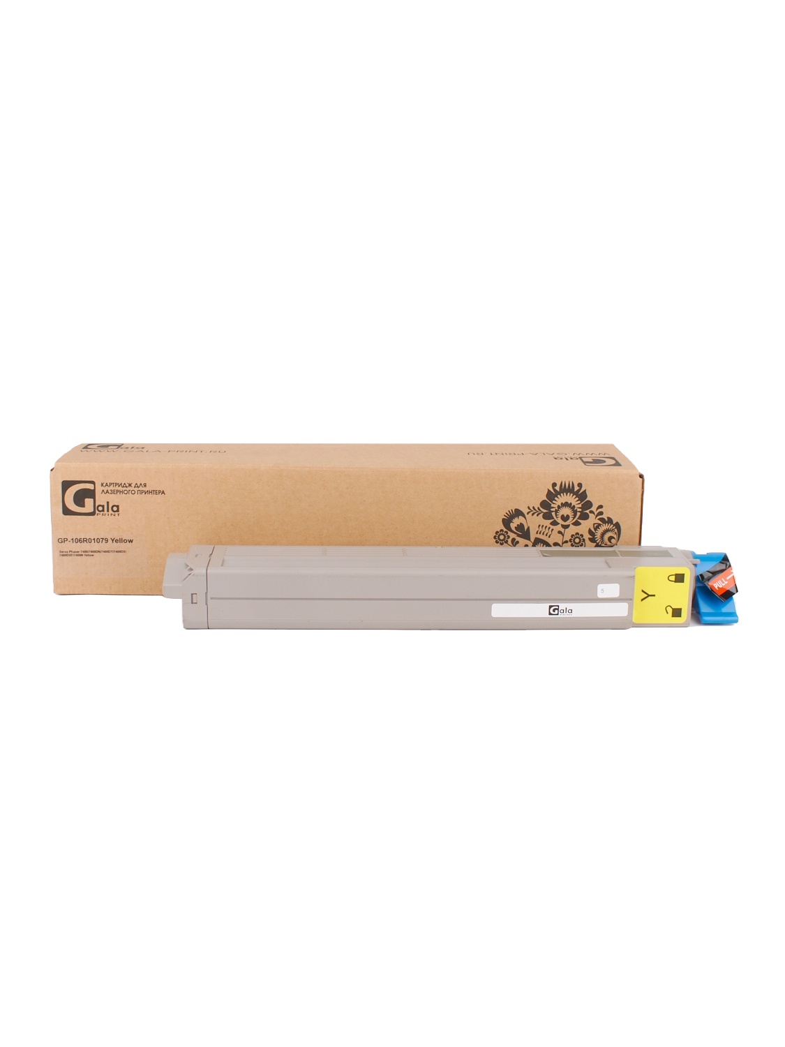 Картридж GP-106R01079 для принтеров Xerox Phaser 7400/7400DN/7400DT/7400DX/7400DXF/7400N Yellow 18000 копий GalaPrint