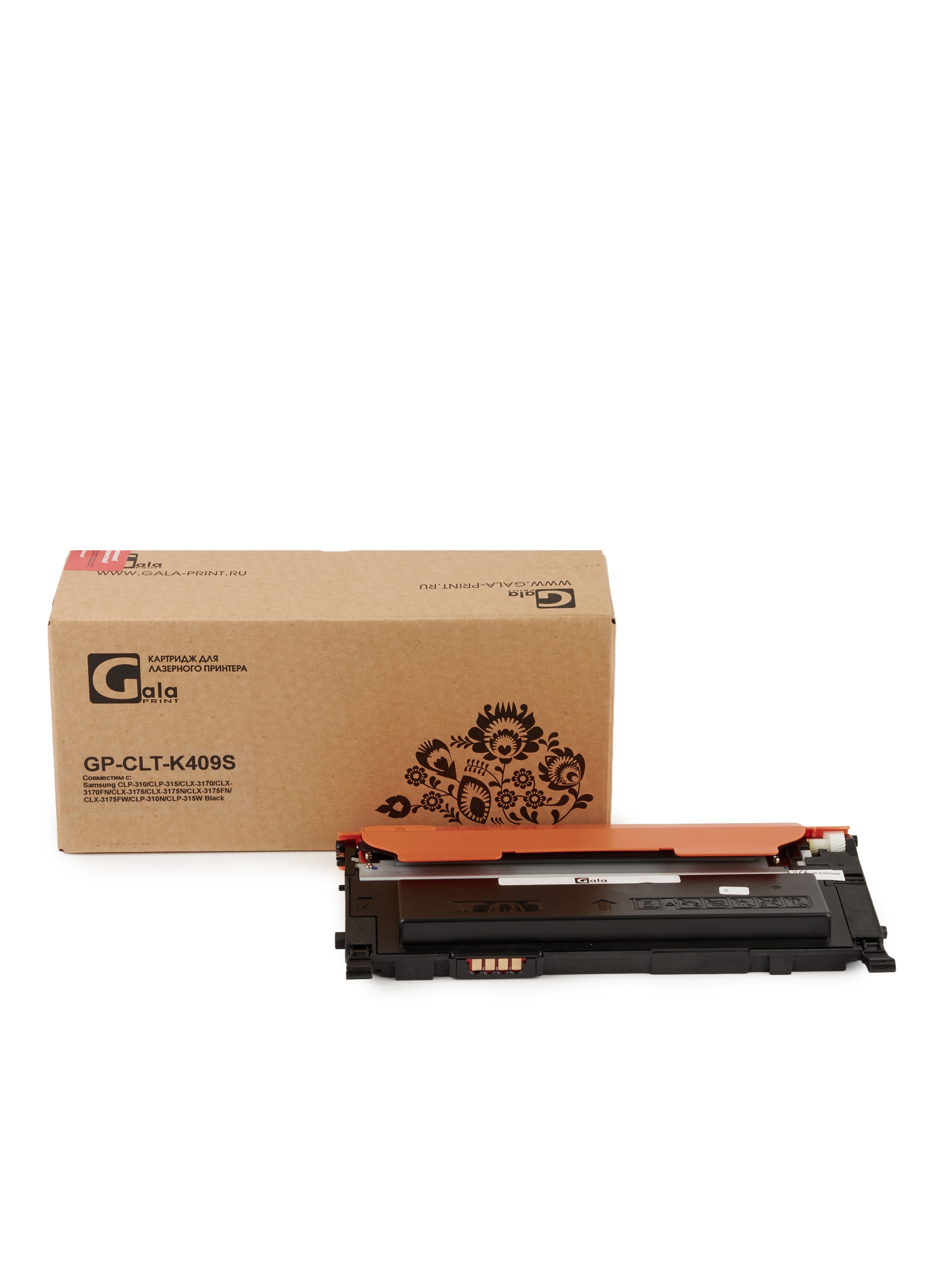 Картридж GP-CLT-K409S для принтеров Samsung CLP-310/CLP-315/CLX-3170/CLX-3170FN/CLX-3175/CLX-3175N/CLX-3175FN/CLX-3175FW/CLP-310N/CLP-315W Black 1500 копий GalaPrint