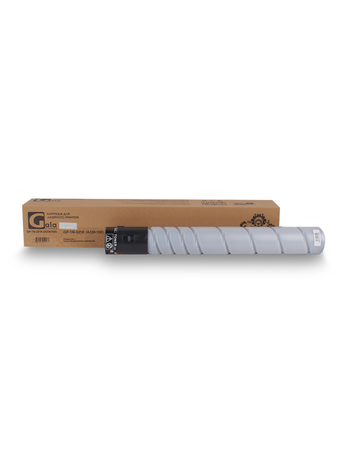 Тонер-туба GP-TN-321K (A33K150) для принтеров Konica-Minolta bizhub C224/C284/C364 Black 27000 копий GalaPrint